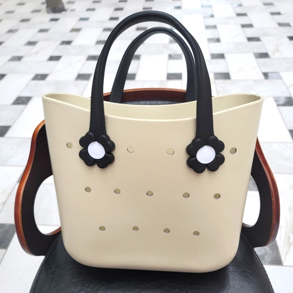 Rubber Tote Charm Bag - Picture 1 of 2